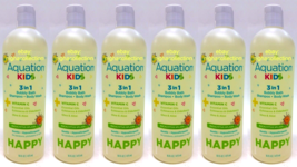 ( LOT 6 ) Aquation Kids 3 in 1 HAPPY Bubbly Bath, Shampoo &amp; Body Wash 16... - $57.41