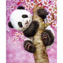 DIY 5D Diamond embroidery painting animals panda tree picture of rhinestones emb - $15.50+