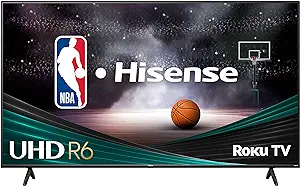 Hisense 50-Inch Class R6 Series 4K UHD Smart Roku TV with Alexa Compatib... - £348.73 GBP