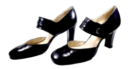 DETAILS Women High Heel Mary Jane Pump Size 9 Black Round Toe (FITS Size... - $29.99