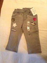 The Childrens Place Size 12 to 18 months pants jegging gray Girls New - £7.98 GBP