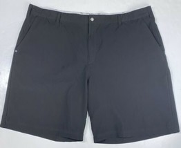 Adidas Shorts Sz 52 Mens Black Lightweight Casual Golf Shorts Grip Waist EUC - £17.58 GBP