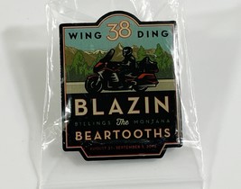 Wing Ding 38 Blazin Billings Monjana The Beartooths Lapel Pin - $9.89