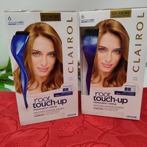 2X Clairol Nice N Easy Root Touch Up Permanent Color 6 Light Brown - $10.38