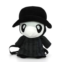 Plague Doctor CH83387 3D Plush Mini Backpack 19&quot; H Black - $38.61