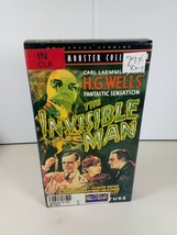The Invisible Man VHS Universal Remastered 1999 Classic Monster Collection HTF - £12.60 GBP