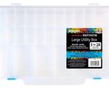 The Beadery Large Utility Box Storage Container, clear - $10.59