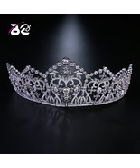 Be 8 Fashion Jewelry  Micro Pave Cubic Zircon Tiara Crowns Wedding Hair ... - £81.59 GBP