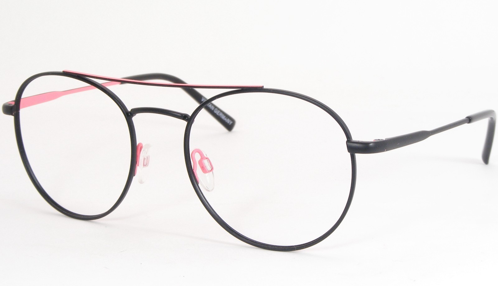 VISTAN 814-101 Matte Black /Pink UNIQUE RARE EYEGLASSES FRAME 52-19-140 ... - $39.60