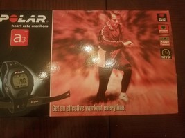 Polar A3 Heart Rate Monitor Watch w/ Sensor Belt New battery  Open Box EUC - £113.33 GBP