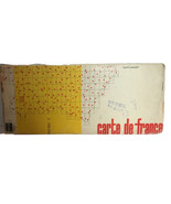 Retro Carte de France IGN Ministry of Public Works France Map January 1961 - £12.62 GBP