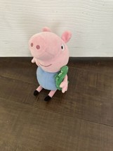 Ty Peppa Pig George With Dinosaur Plush Stuffed Doll 7.5 Inch  - $8.59