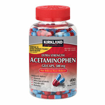 Kirkland Signature Rapid Release Acetaminophen 500 mg., 400 Gelcaps - £24.11 GBP