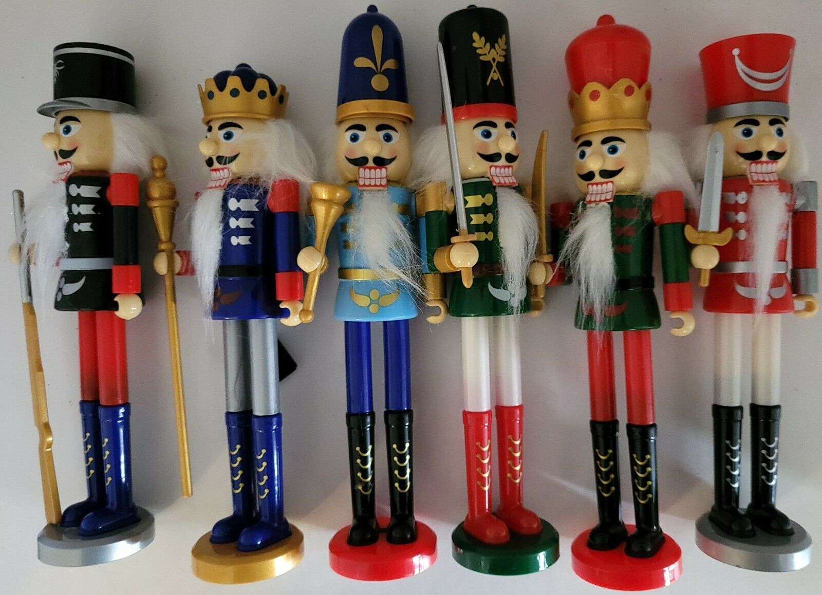 Christmas Nutcracker Soldiers Decorations 9” Polypropylene, Select Colors Brand: - $3.99