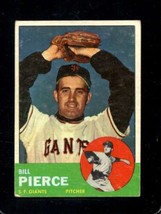 1963 Topps #50 Billy Pierce Vg Giants *X72214 - £3.48 GBP