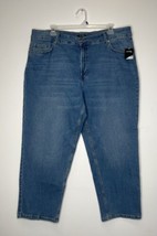 George Plus Women&#39;s Straight Leg Jeans Medium Wash Blue Size 24W NWT - $15.99