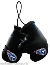 Tennessee Titans NFL Boxing Gloves Car Auto Logo Decoration Mirror Hang ... - $8.99