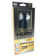 2x General Electric Ge 4&#39; Ultra HD Pro Premium Cable HDMI 18Gbps High De... - $26.86 CAD