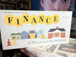 Vintage 1958 Parker Brothers Finance Business Trading Board Game - $22.00