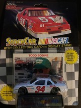 Racing Champions #34 Stock car NASCAR Todd Bodine collector&#39;s card and s... - $5.89