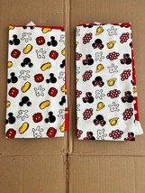Disney Parks Mickey and Minnie Mouse Parts Kitchen Towel Set of 4 NEW Retired image 2