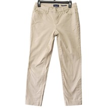 Charter Club Bristol Women Pants Size 6 Tan Khaki Stretch Preppy Skinny ... - $17.10