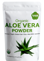 Aloe Vera Powder for Hair and Skin care, USDA Organic Aloe, 4,8,16 oz Ship Free - £5.57 GBP+