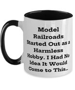 Inspire Model Railroads Gifts, Model Railroads Started Out as a Harmless... - £15.31 GBP
