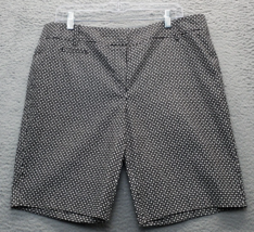 LOFT Ann Taylor Shorts Womens Size 12 Multi Geometric Stretch Manisa Fla... - $20.29