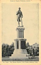 Denver Colorado ~ Robert Burns Scottish Poet Statue ~1908 Frank Thayer Postca... - £7.87 GBP