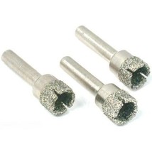 3 Diamond Hole Saws Metal Lapidary Cutting  - £11.52 GBP