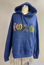 POLO Ralph Lauren Hooded Pullover Hoodie Lions Crest Old English Patch S... - $74.24