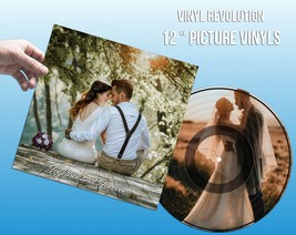 Custom Vinyl Record, 12 inch. Vinyl record with your photos and music - £70.18 GBP