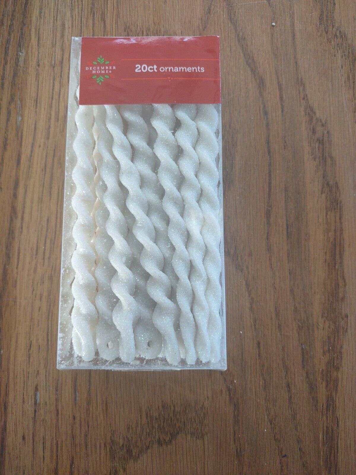 December Home 20 Ct. White Ornaments - $7.47