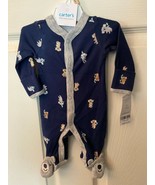 Carter&#39;s Neutral Navy Koala Snap Front Preemie s1 *NEW* - $13.66 CAD