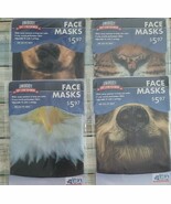Four (4) Unibody ~ Soft Stretch ~ Face Masks ~ One Size ~ Animal Masks ~... - $370.92 MXN