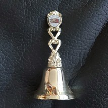 Vintage Galena Illinois Grants Home Gold Tone Souvenir Trinket Service Bell - £11.38 GBP