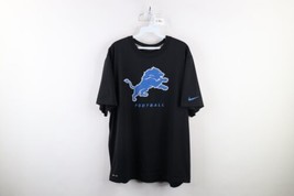 Nike Mens XL Distressed Spell Out Detroit Lions Football Short Sleeve T-Shirt - £30.99 GBP