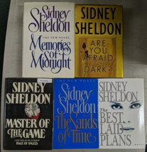 Sidney Sheldon [hardcover] Master Of The Game The Sands Of Time The Best Laid X5 - £19.38 GBP