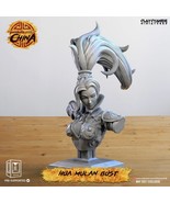 3D Printed Clay Cyanide Hua Mulan Bust Legends and Gods Of China 28 32 m... - €17,07 EUR
