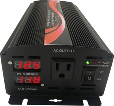 Krxny 1000W Watt Pure Sine Wave Car Power Inverter Converter 12V Dc To 1... - $123.99