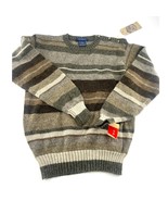 Vintage Generra Sweater Womens Small Gray Brown Wool Blend Pullover New - $123.47 CAD