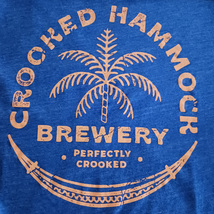 T Shirt Crooked Hammock Brewery Myrtle Beach SC Adult Size L Large - £11.72 GBP