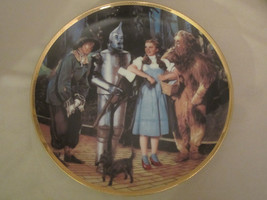 OFF TO SEE THE WIZARD collector plate WIZARD OF OZ 50th Anniversary BLAC... - £31.46 GBP
