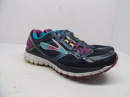 Brooks Women&#39;s Ghost 8 Running Athletic Shoe Navy/Multi Size 9.5M - $28.49