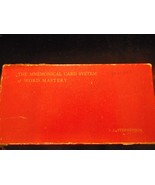 *RARE* MNEMONICAL CARD SYSTEM OF WORD MASTERY 1947 FREE SHIPPING - €24,35 EUR