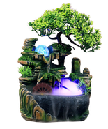 New Arrive Desktop Fountain Resin Desktop Fountain Simulation Rockery Decor - $134.03 CAD+