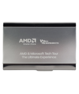 NEW AMD Microsoft Tech Tour Business Card Holder Promotional Bell Microp... - $11.05