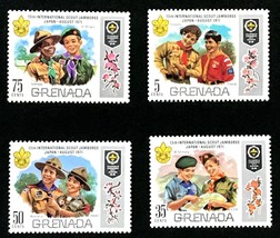 Grenada #409-12 Boy Scout Jamboree Japan 1971 MNH - £2.39 GBP