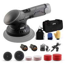 Cordless Car Buffer Polisher, Polisher With 2Pcs 12V Lithium Rechargeabl... - £133.39 GBP